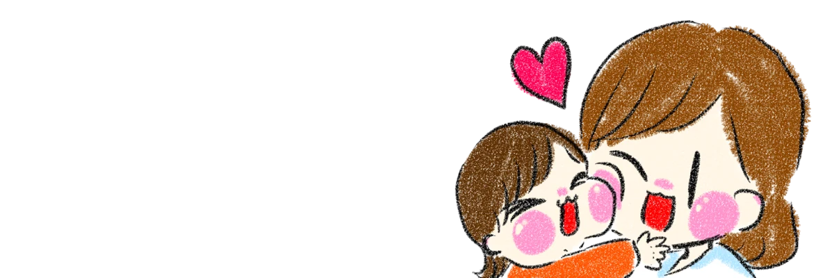 ゆんころと娘のプロフィールイラスト